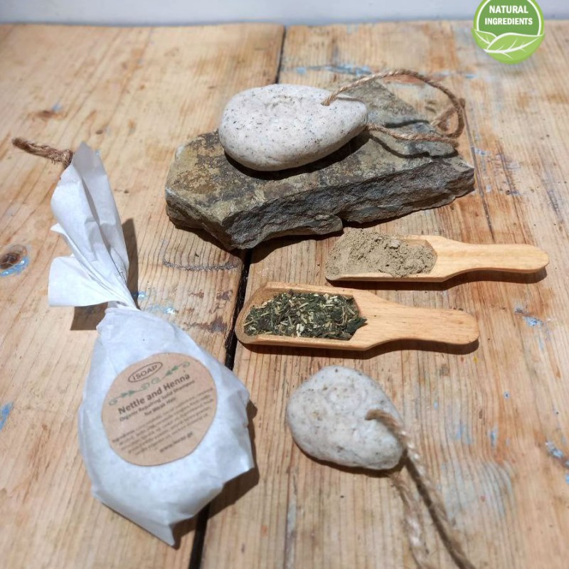 “Nettle and Henna“ Solid Shampoo