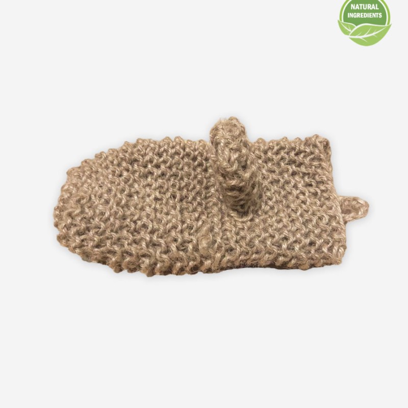 Jute Washcloth “Mitten”