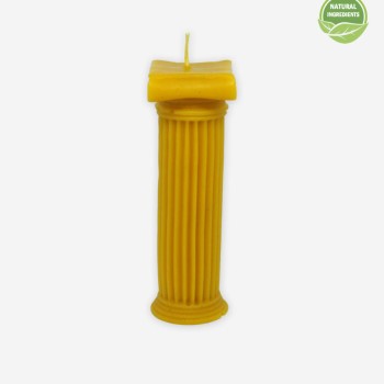 “Column” Beeswax Candle