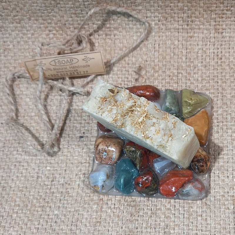 Soap dish with Black Sea stones